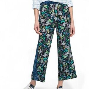 Ett:Twa by Anthropologie Rousseau Cropped Wide Leg Floral Pants